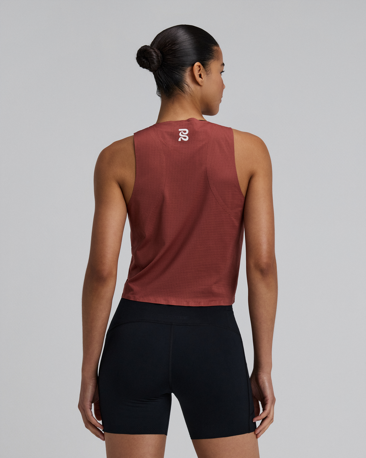 Women's GeoMesh™ Race Singlet - Mahogany