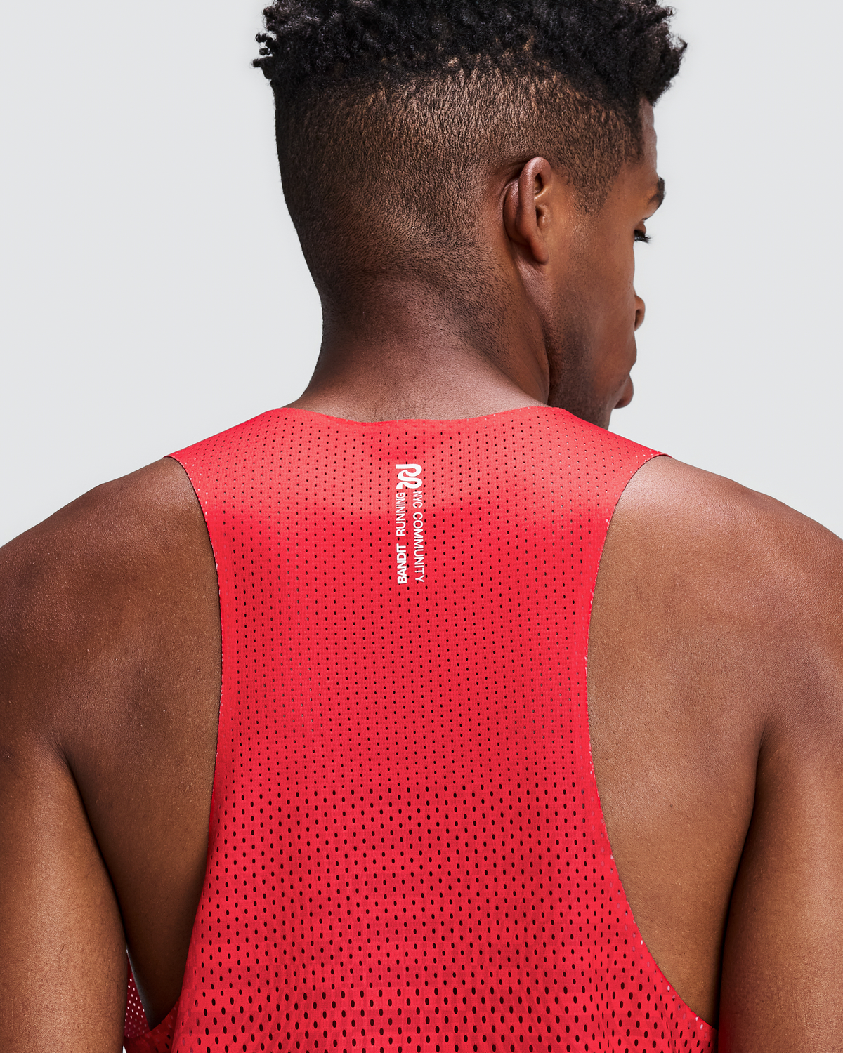 Men's Shredder™ Shorty Race Singlet - Oxide Red