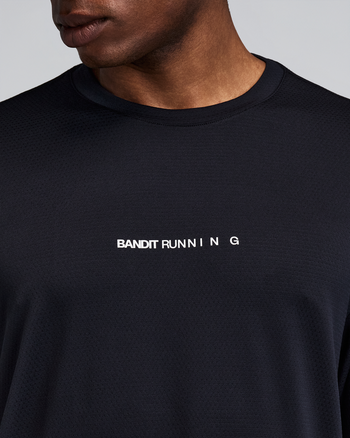 Unisex Micromesh™ Long Sleeve Performance Tee - Black