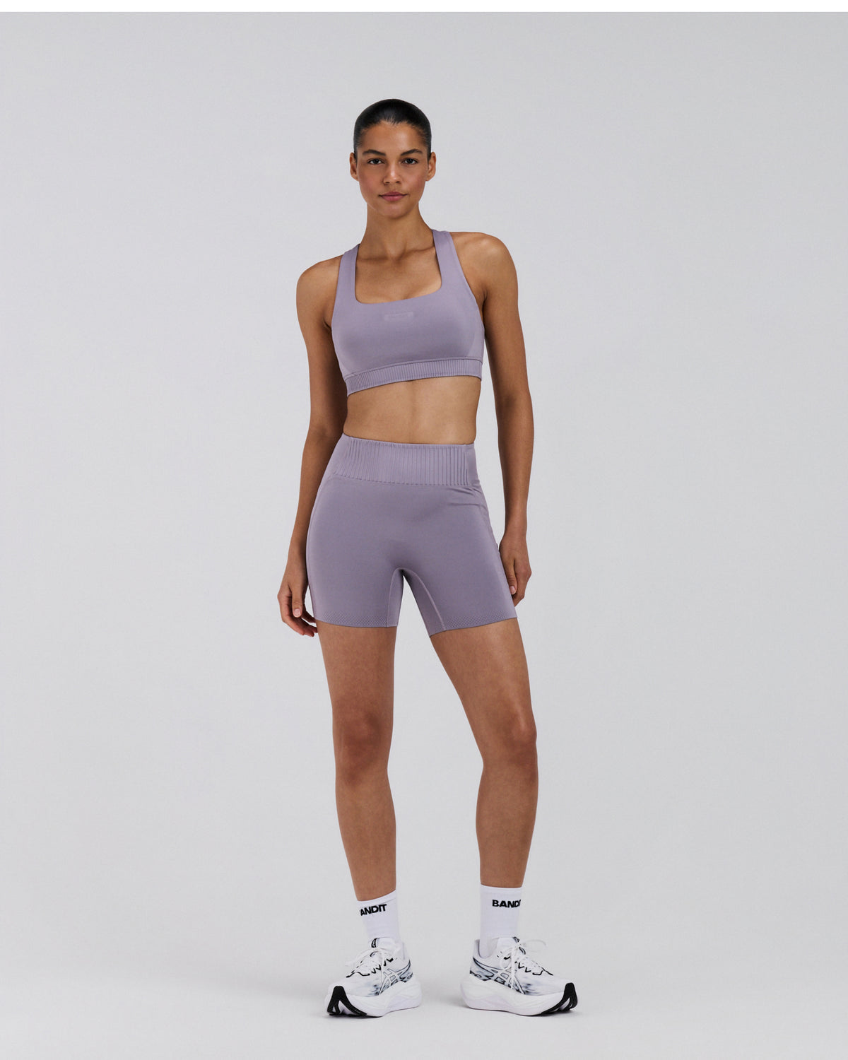 Women's Stamina-V™ Square Neck Run Bra - Violet Fog