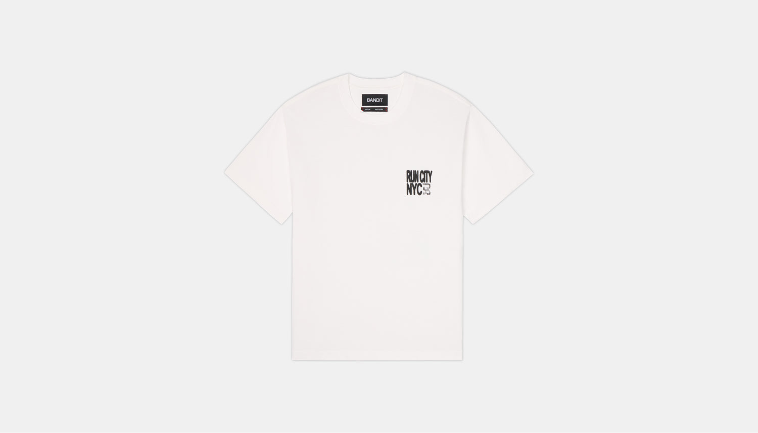 NYCM '25 "Run City" Cotton Tee, Unisex - White