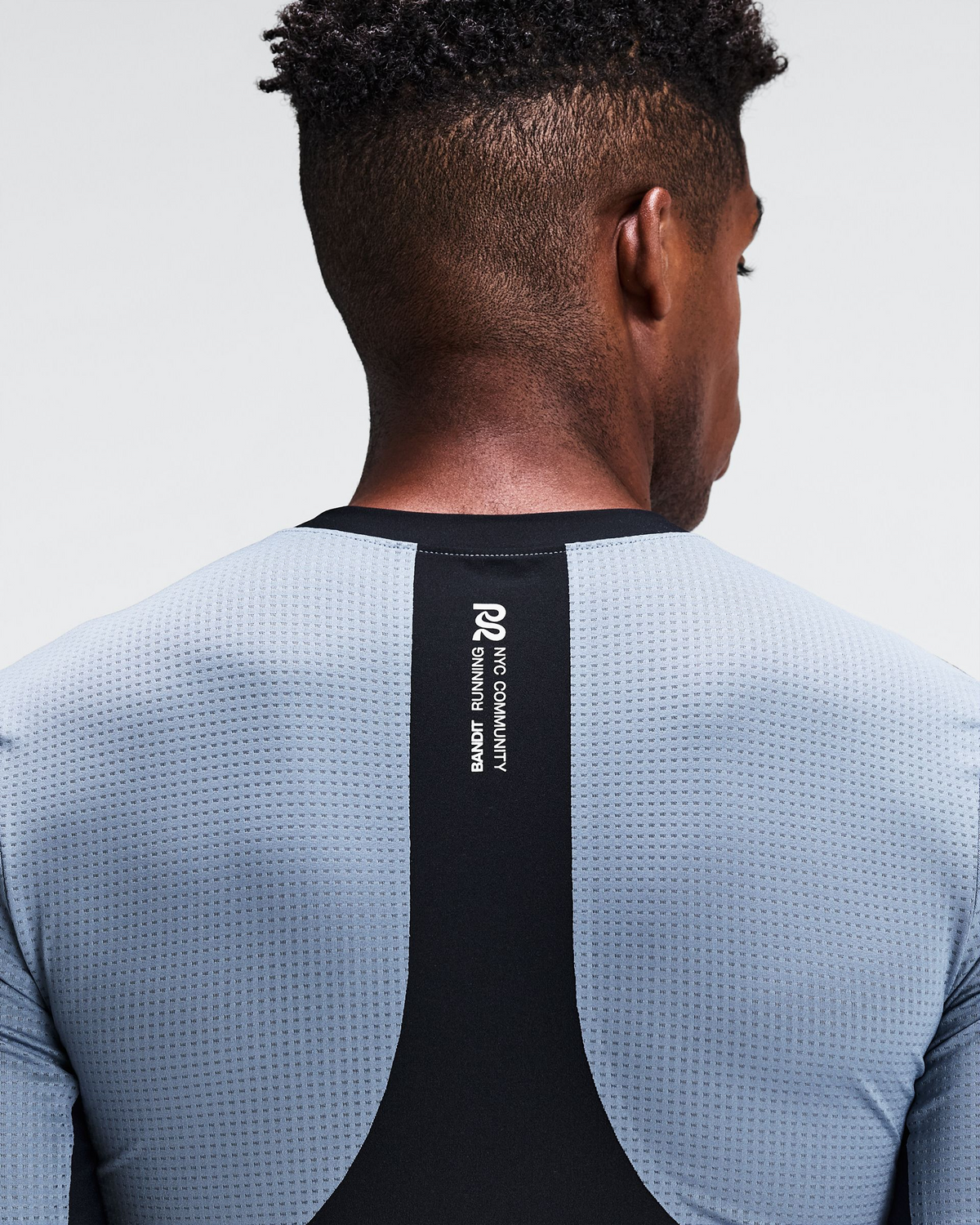Men's GeoMesh™ 2-Way Zip Race Top - Steel Horizon