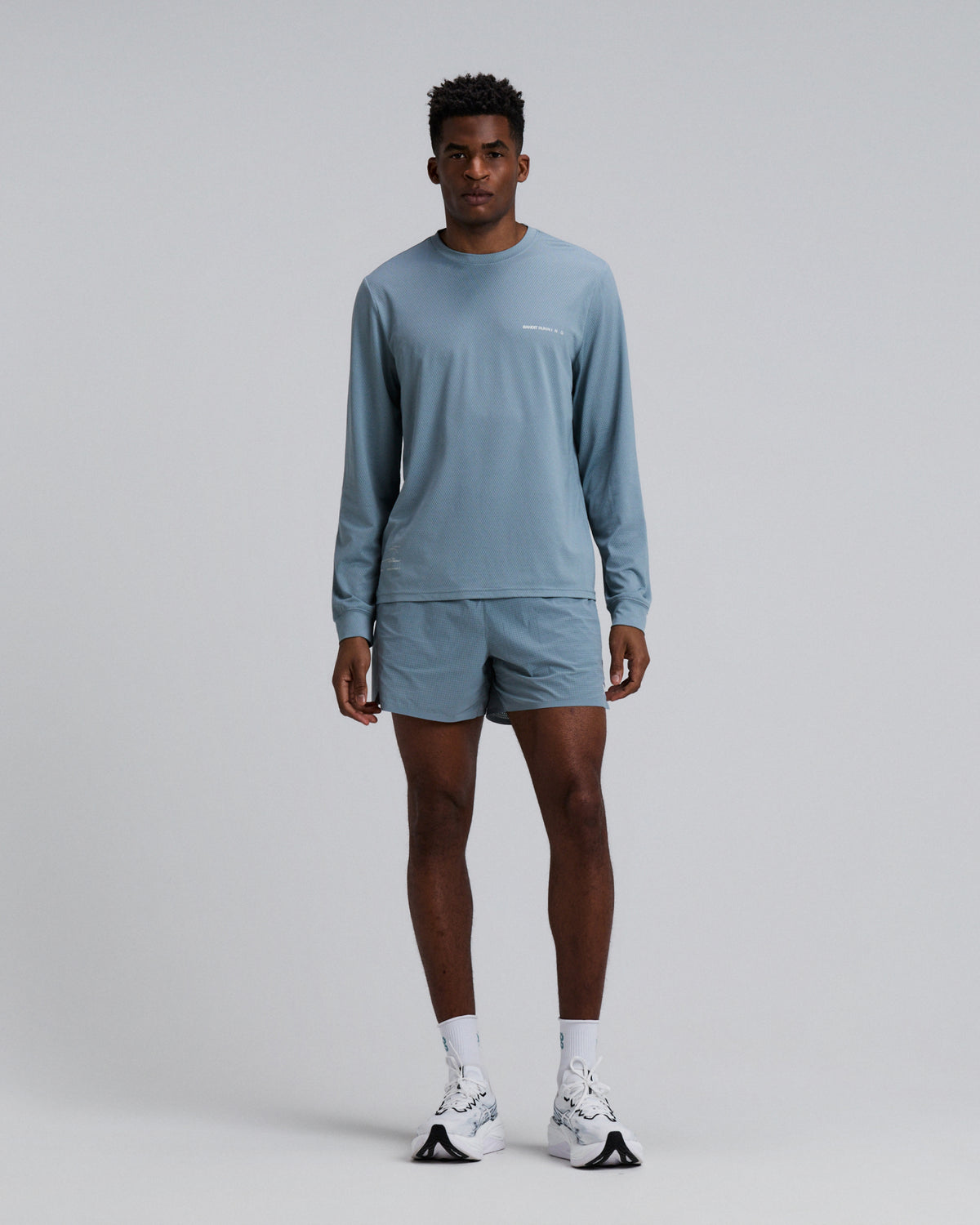 Men's Micromesh™ Long Sleeve - Tranquil Blue