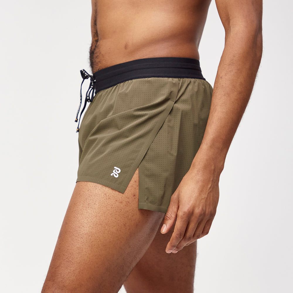 Vento™ Men's 3" Splitty Short - Dark Fatigue