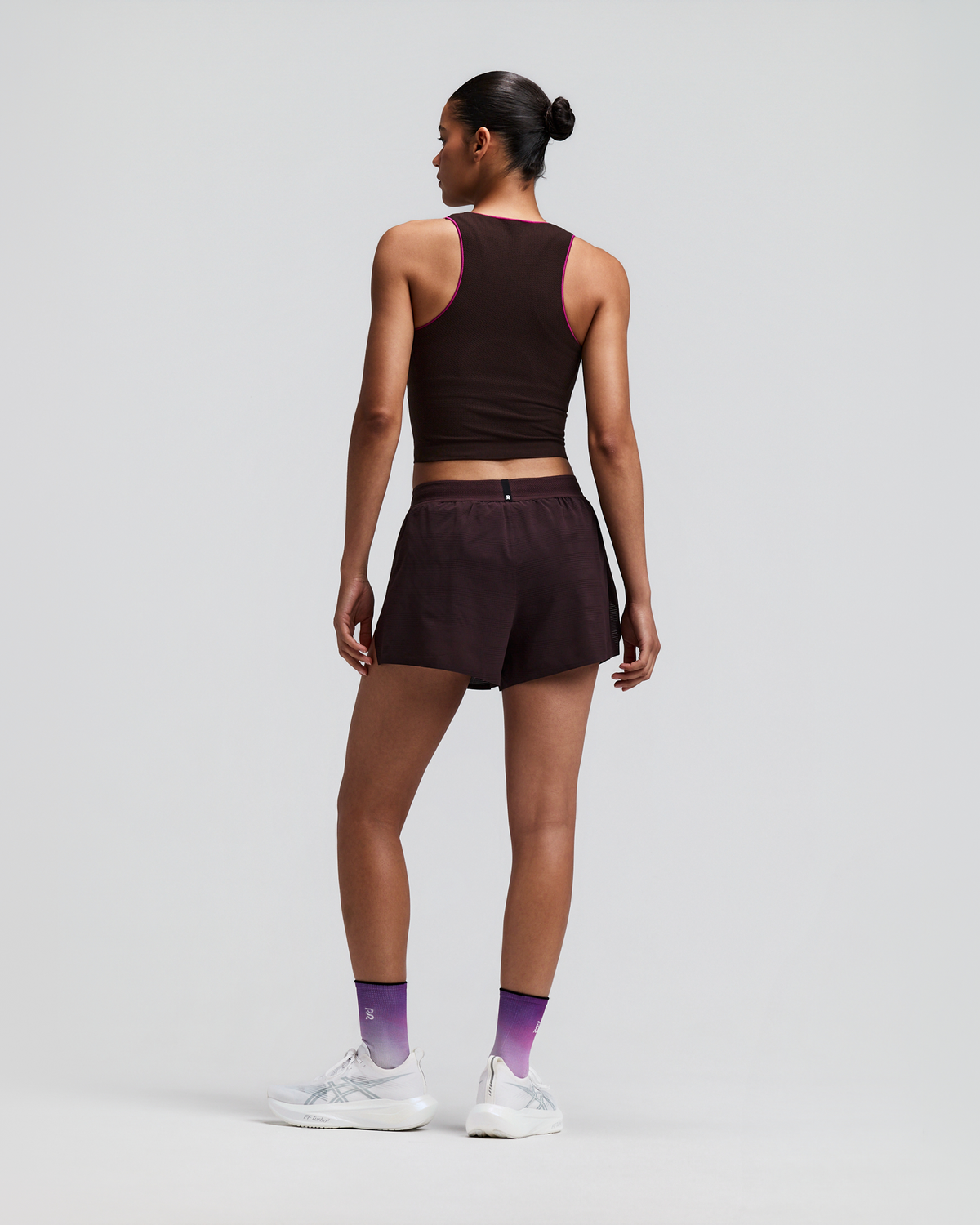 Women's CoolGrid™ 3" Split Shorts - Espresso