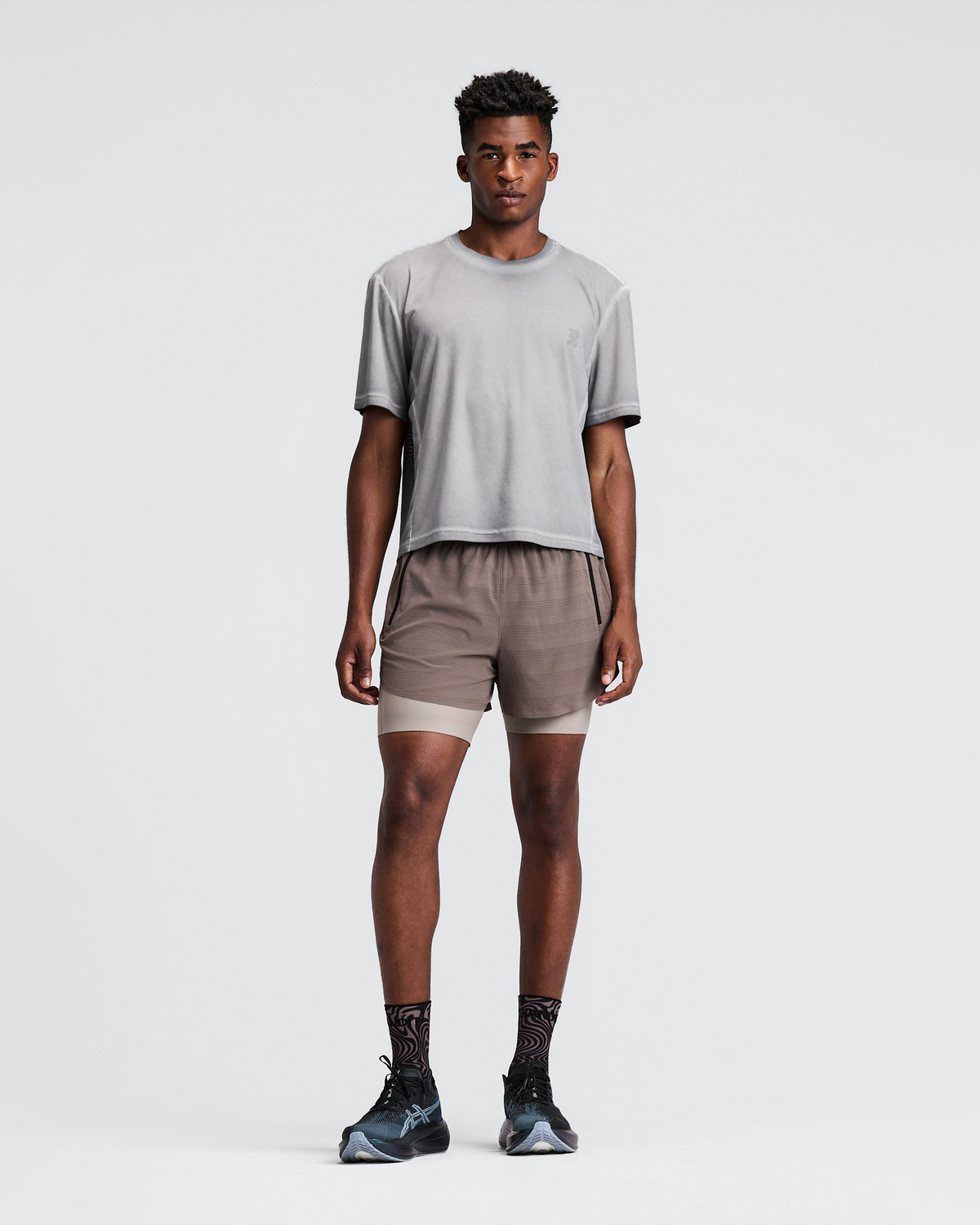 Men's FrioSoft™ Perforated Box Tee - Concrete Taupe
