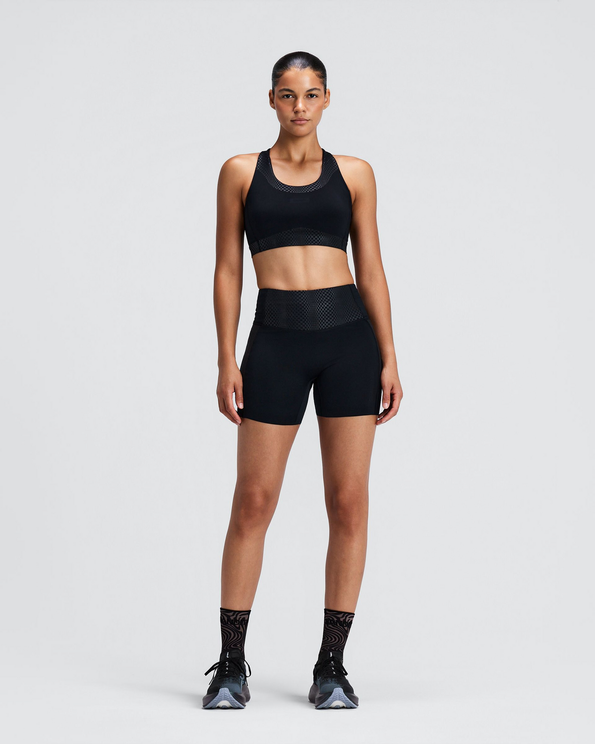Women's Stamina-V™ Threshold Run Bra - Black