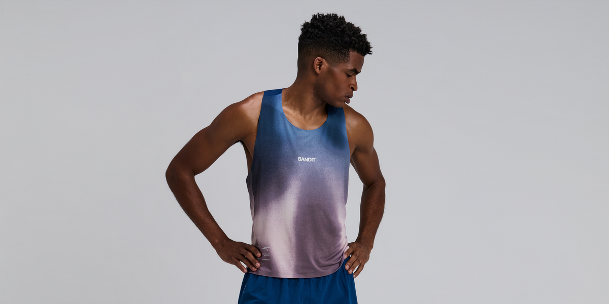 Men's Specter™ Shorty Race Singlet - Flow State Aegean Multi