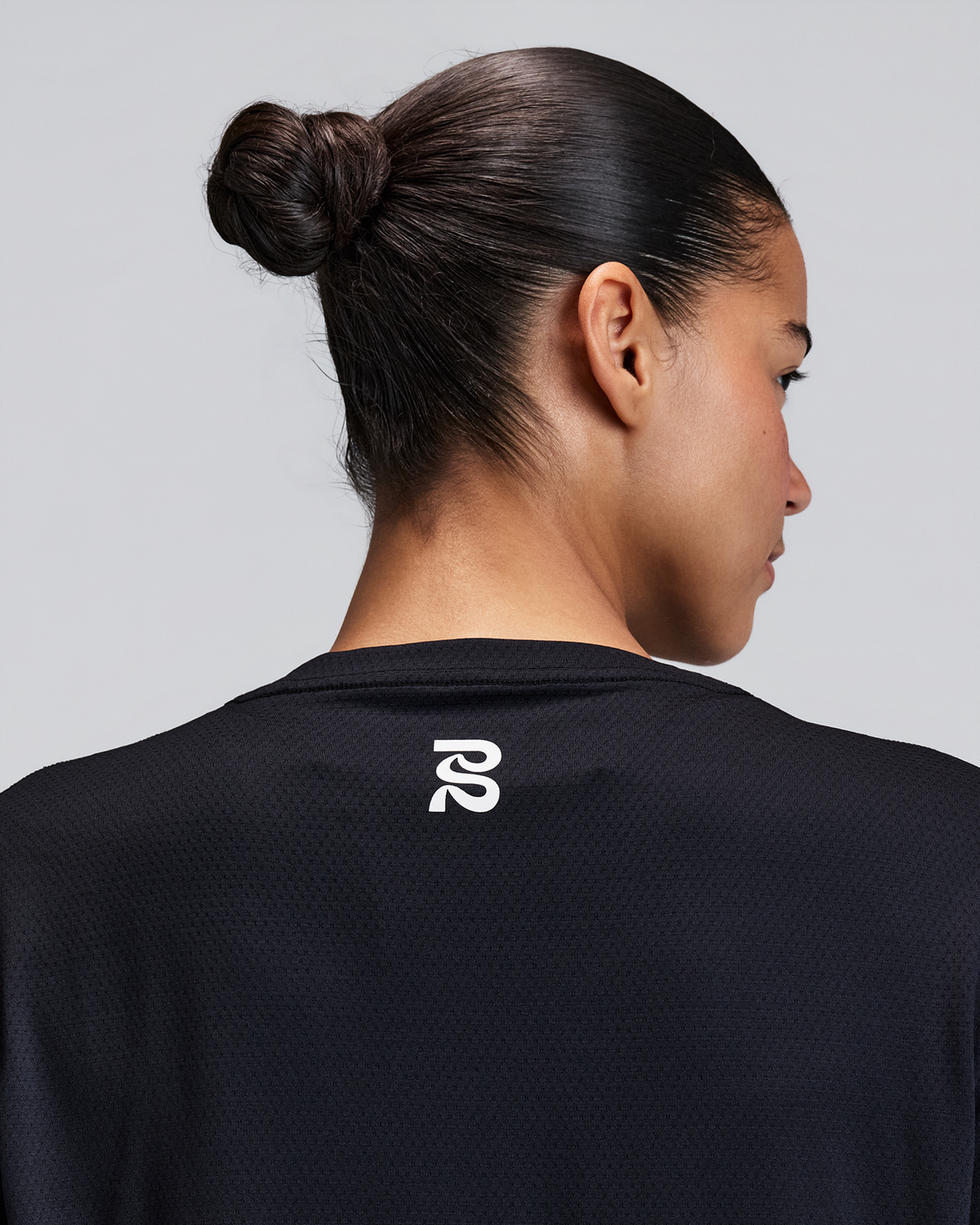 Unisex Micromesh™ Long Sleeve Performance Tee - Black
