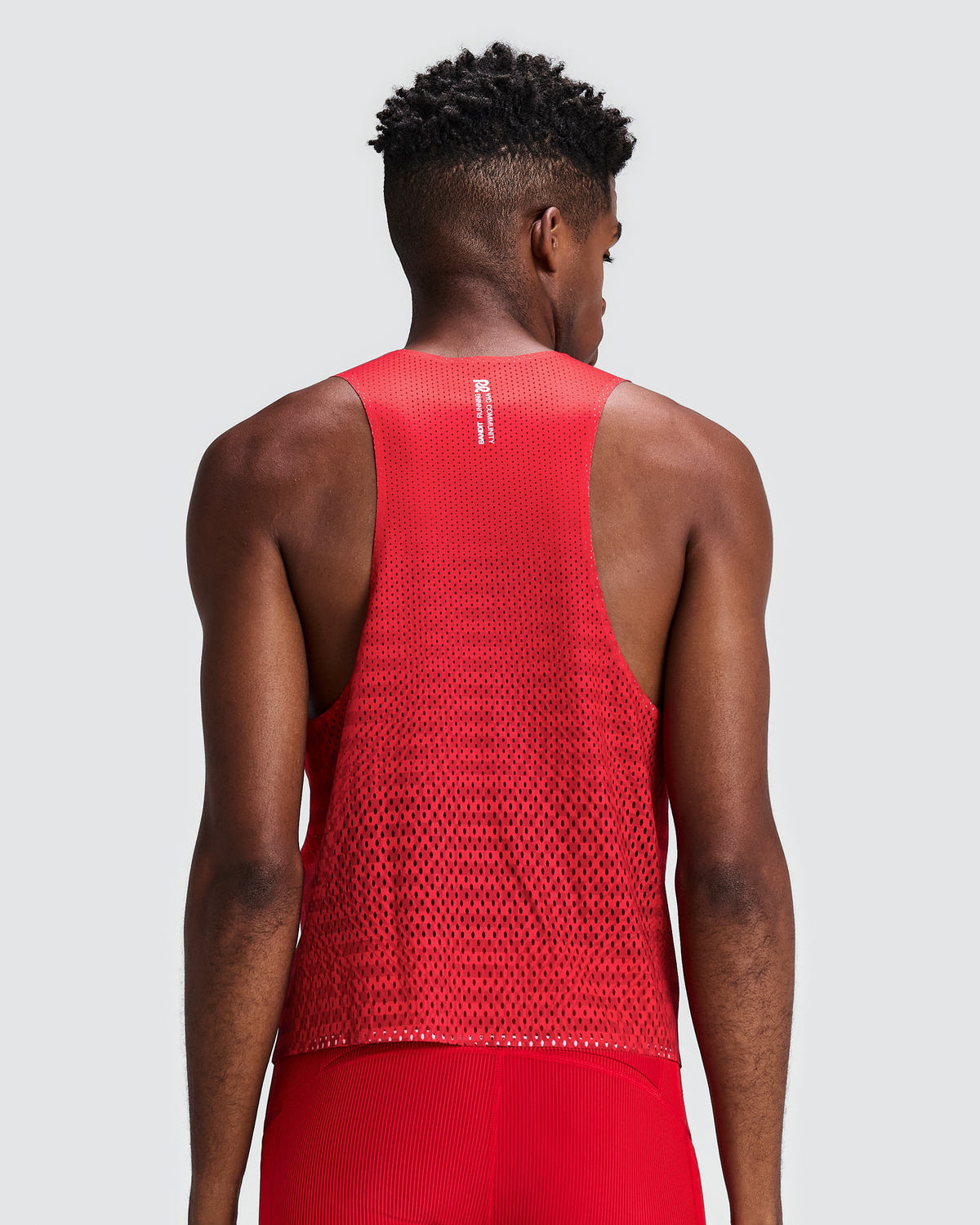 Men's Shredder™ Shorty Race Singlet - Oxide Red