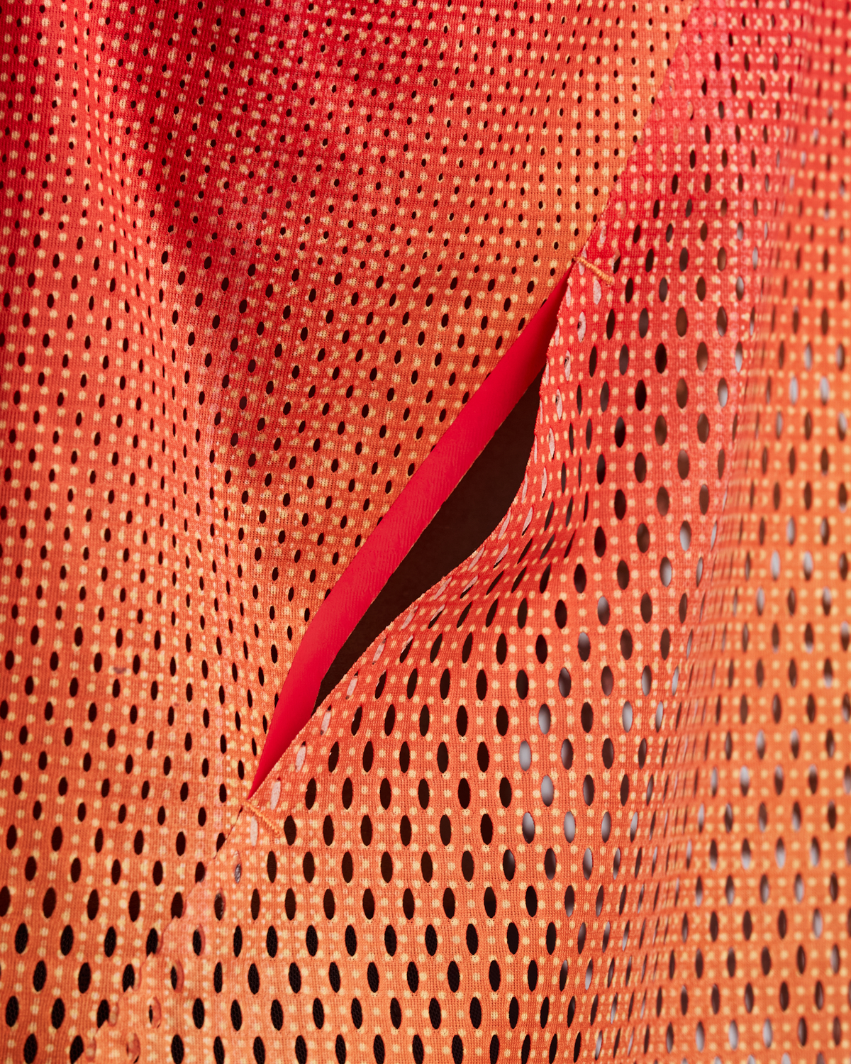 Men's Shredder™ Race Singlet with Flopack™ - Linear Gradient - Poppy / Copal