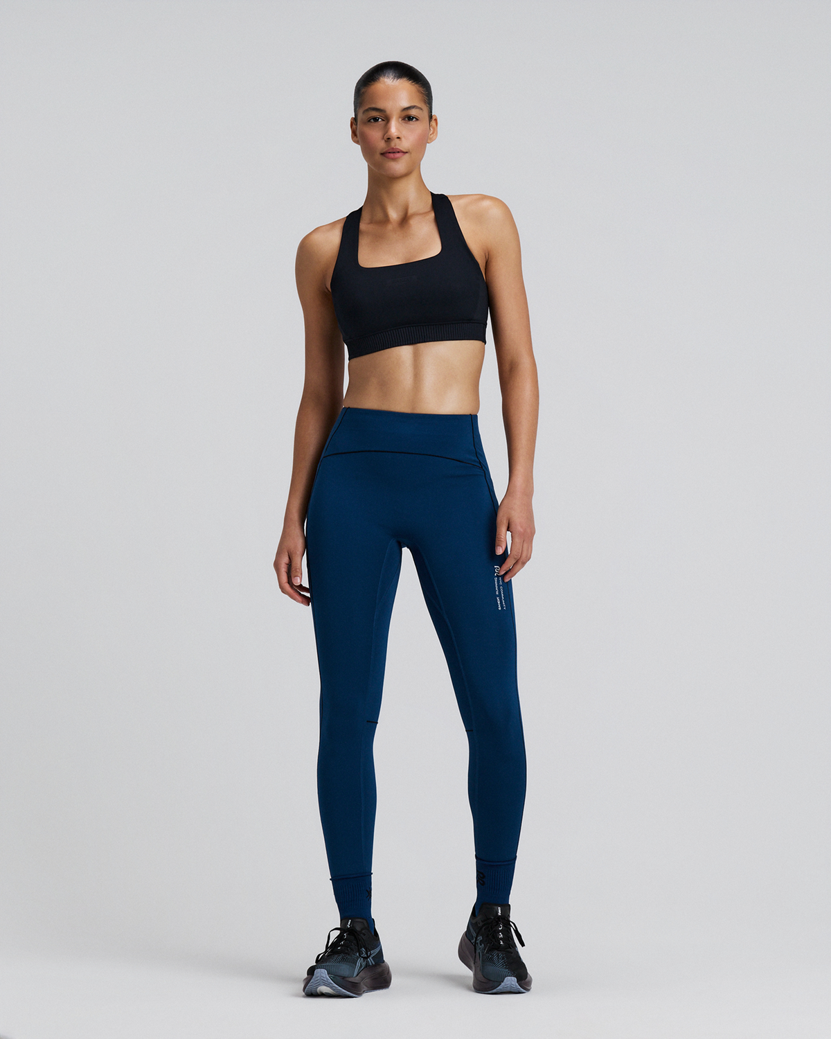 Women's Stamina-V™ High Waist Leggings - Ink Blue