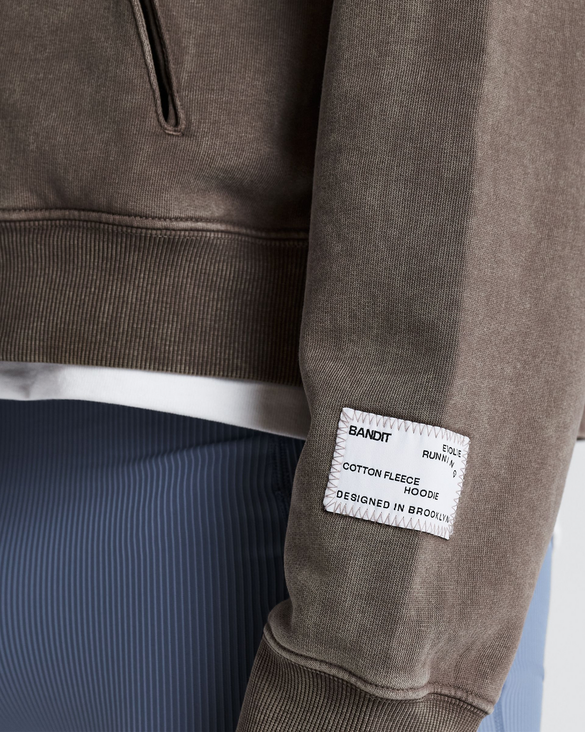 Unisex Chroma Wash Cropped Hoodie - Cocoa