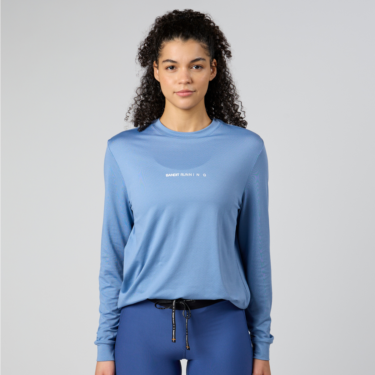 Micromesh™ Performance Long Sleeve Tee - Unisex, Skyline