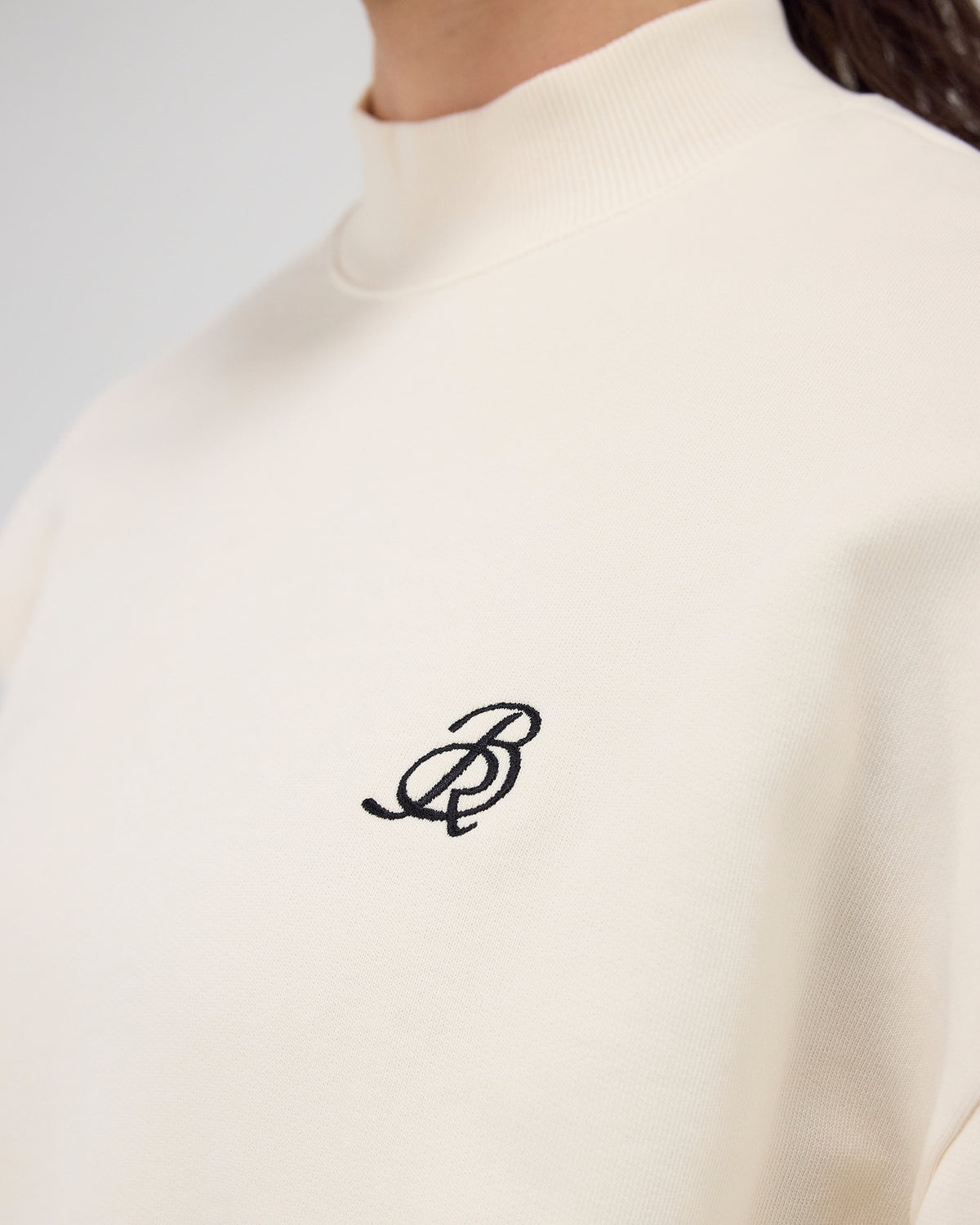 Cropmock™ Pullover - Cream