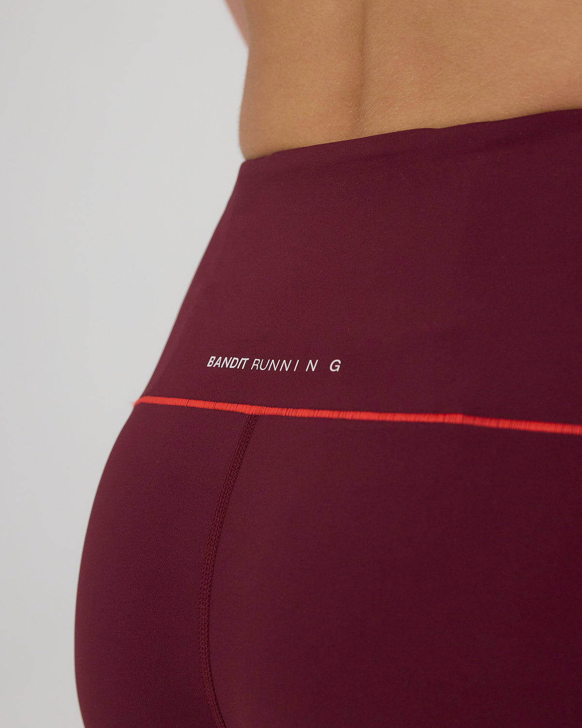Women's Stamina™ 5" Pop Stitch™ High Waist Compression Short - Fig / Intense Red