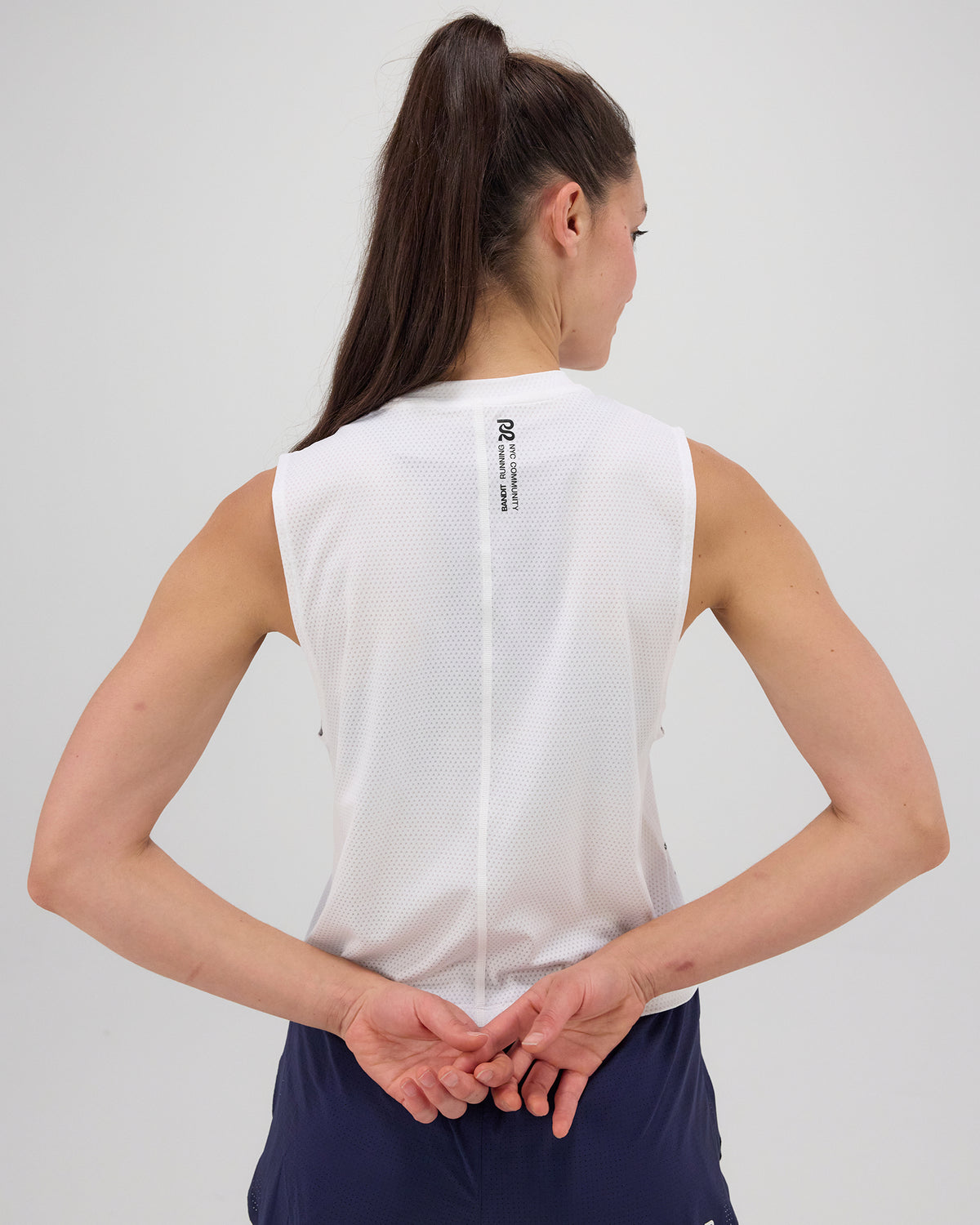 Women's Micromesh™ Run Tank - White