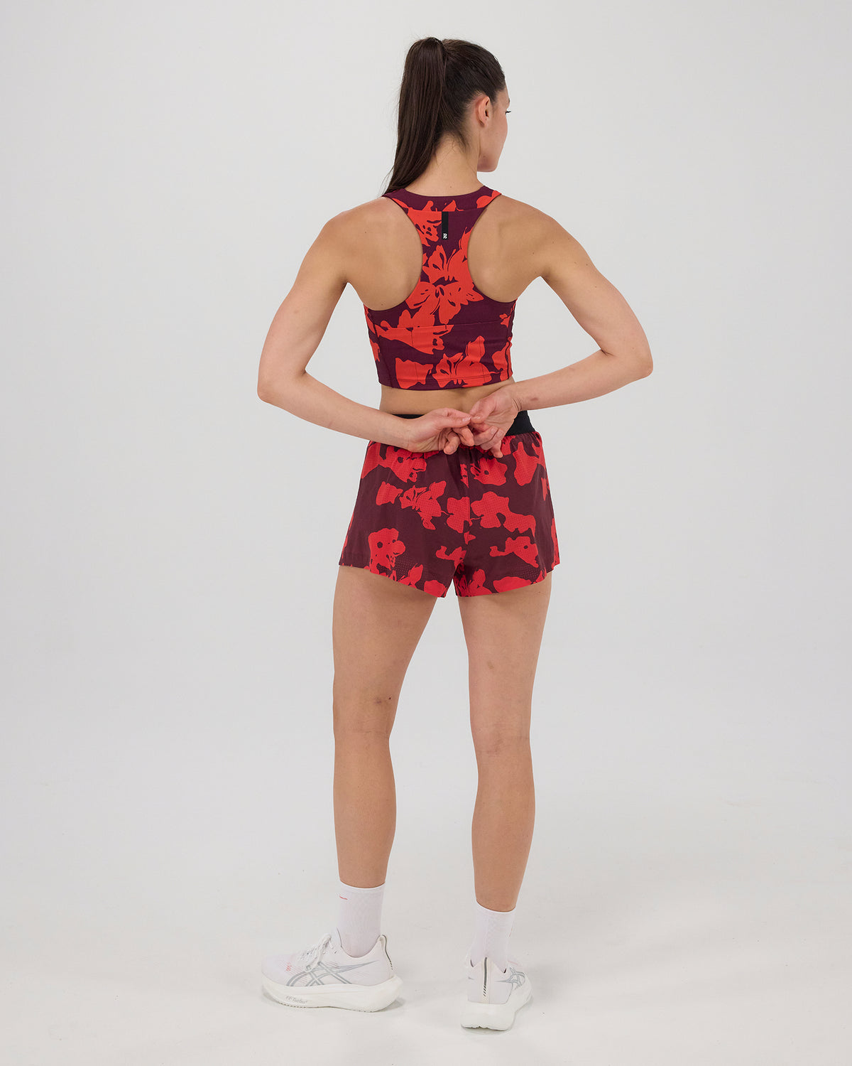 Women's Vento™ 3" Splitty - Fleura, Fig / Intense Red