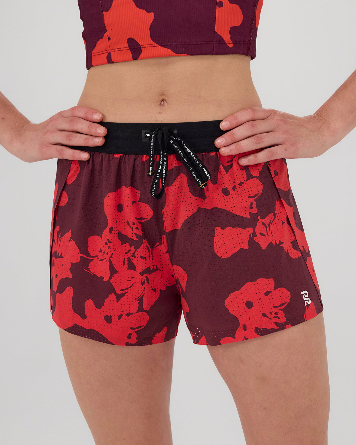 Women's Vento™ 3" Splitty - Fleura, Fig / Intense Red