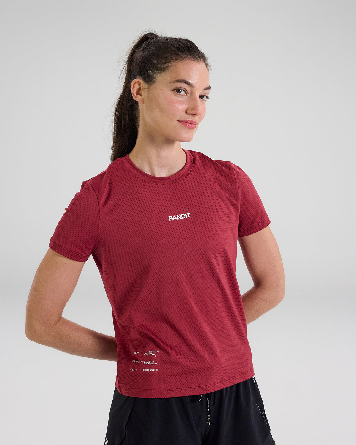 Women's Micromesh™ Run Tee - Berry