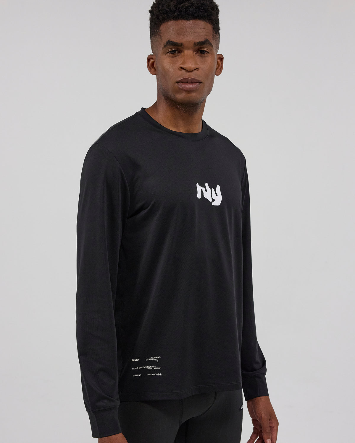 Unisex NanoMesh™ Fleura Long Sleeve - Black