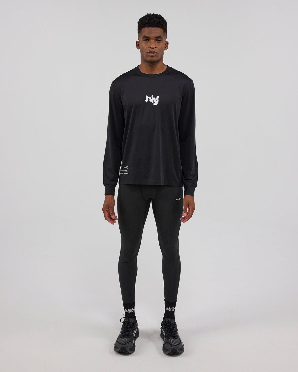 Unisex NanoMesh™ Fleura Long Sleeve - Black