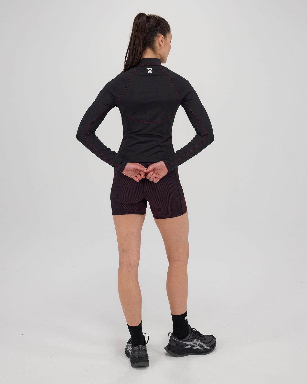 Women's Stamina™ Corset 2-Way Zip Jacket - Black / Fig