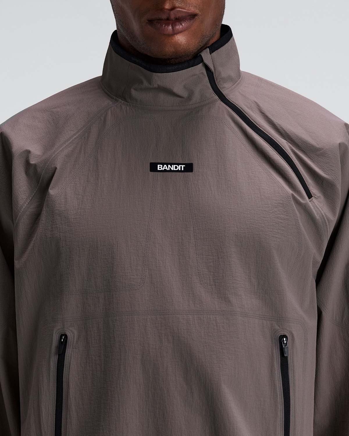 Men's Hitaishō™ Asymmetric Zip Pullover - Cocoa