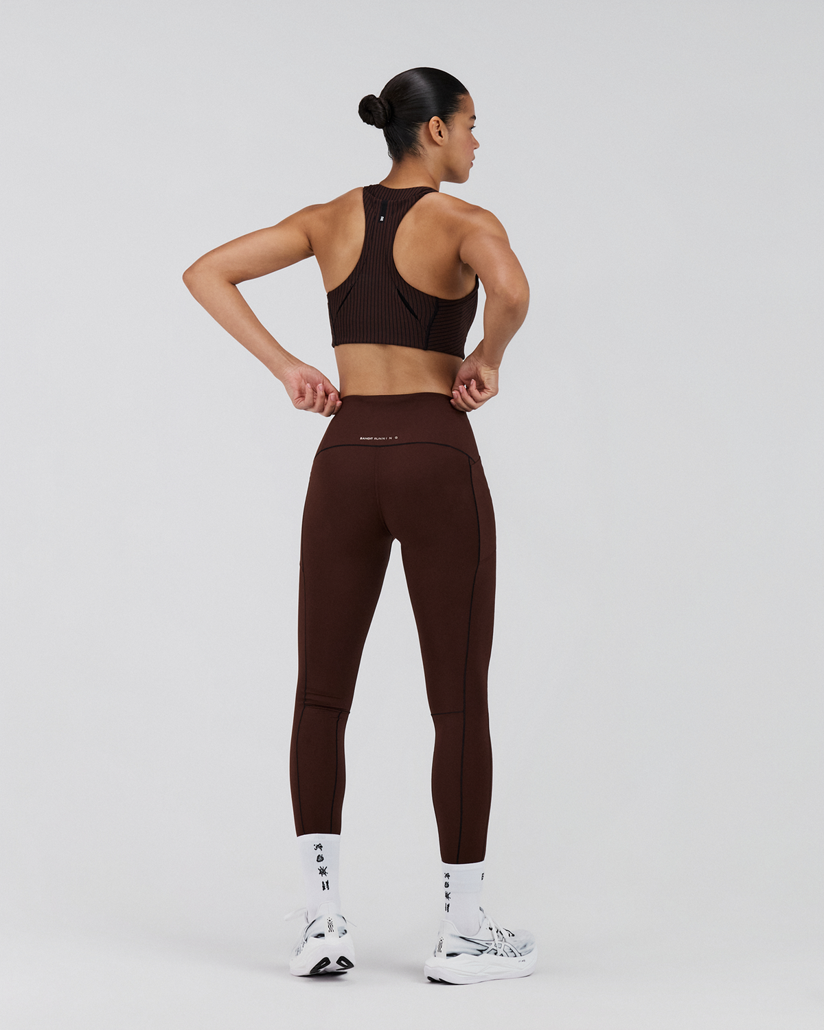 Women's Stamina-V™ High Waist Leggings - Cacao