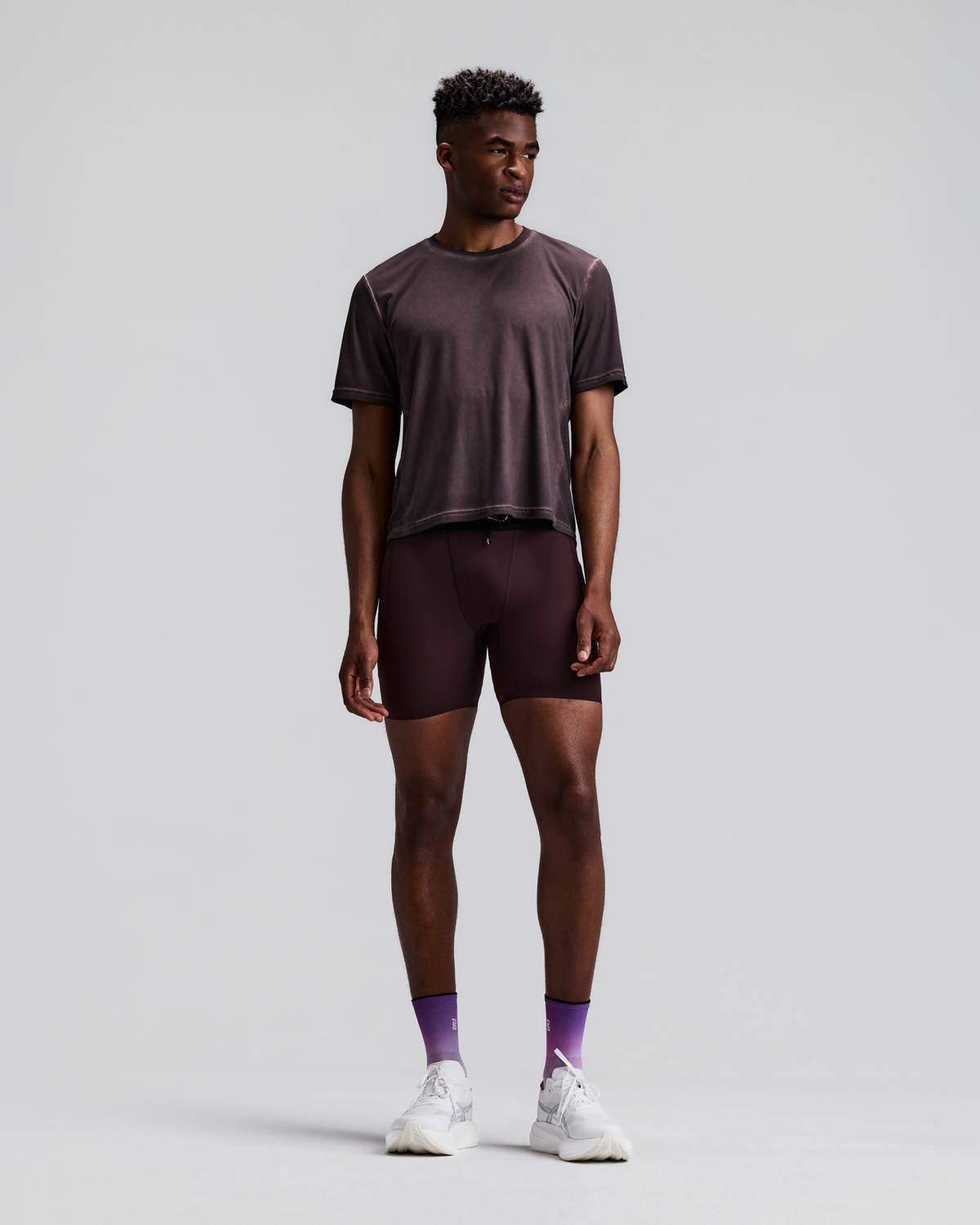 Men's SoLite™ Quarter Tights - Espresso