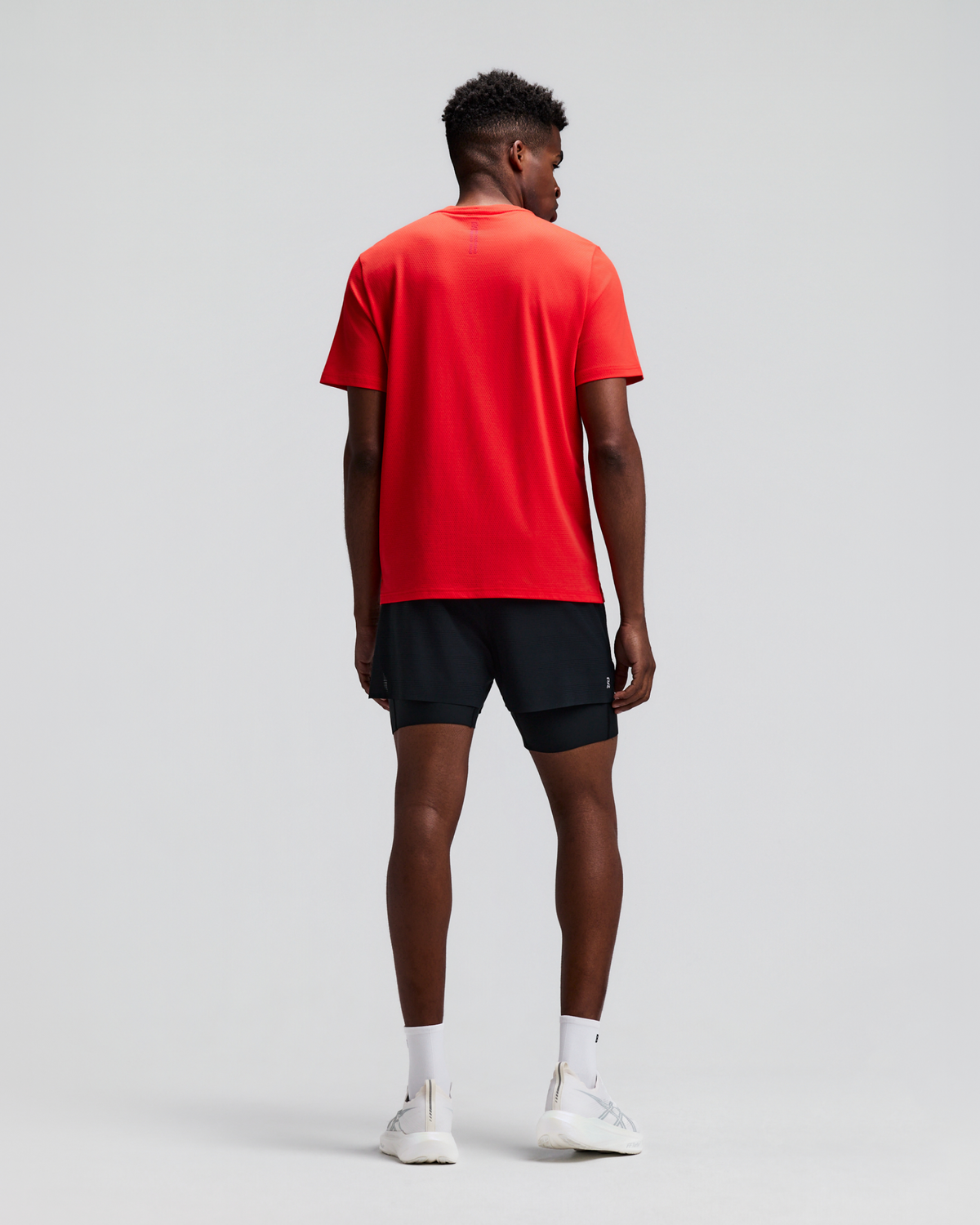 Men's Micromesh™ Short Sleeve Run Tee - Poppy