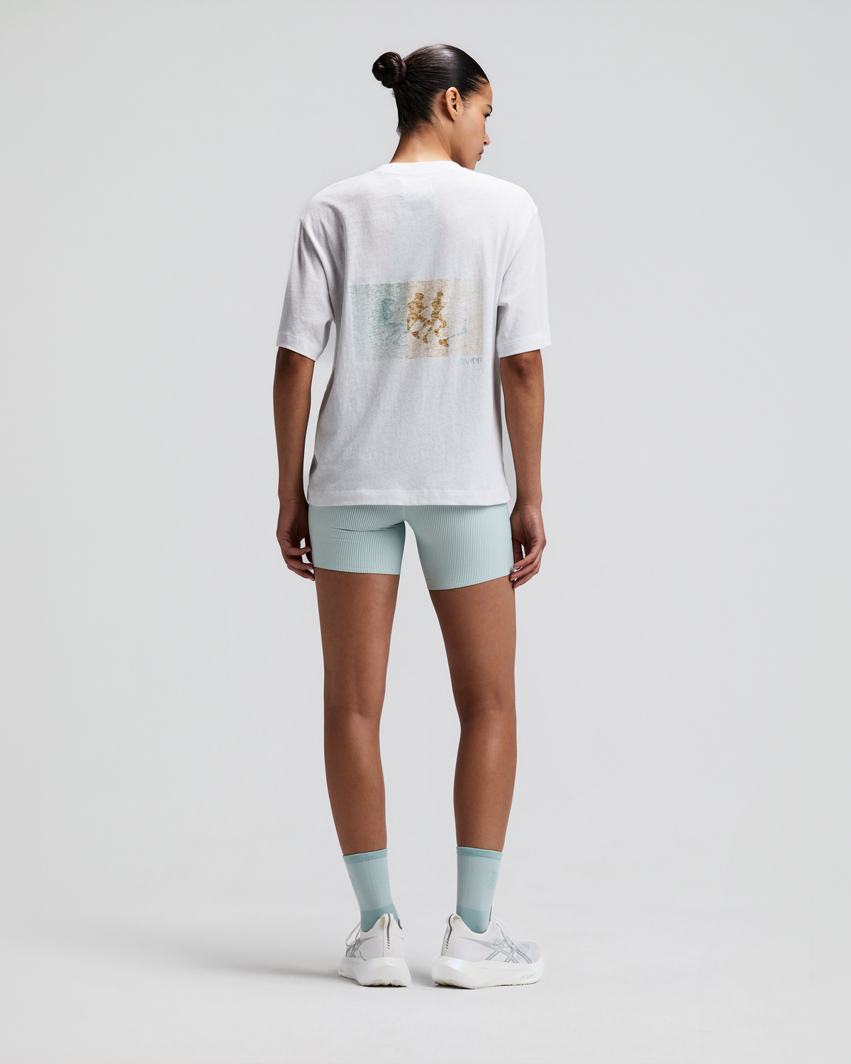 Unisex Lightweight Cotton Hemp Box Tee - Gilardi Gradient Runners