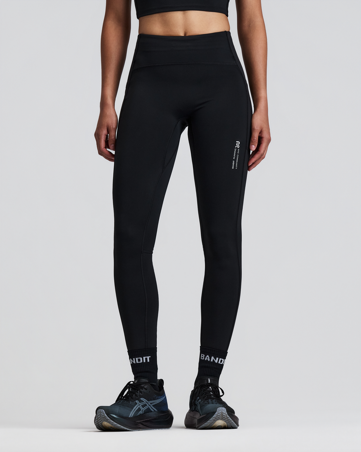 Women's Stamina™ Flatlock High Waist Leggings - Black