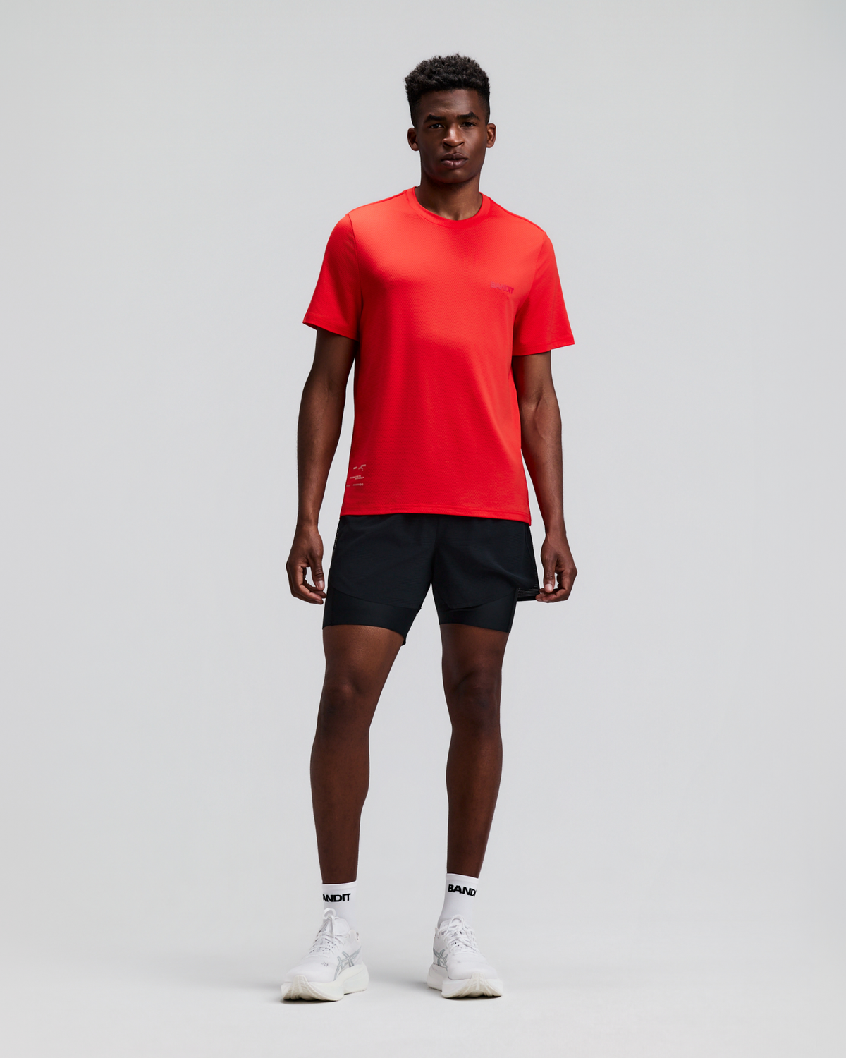 Men's Micromesh™ Short Sleeve Run Tee - Poppy