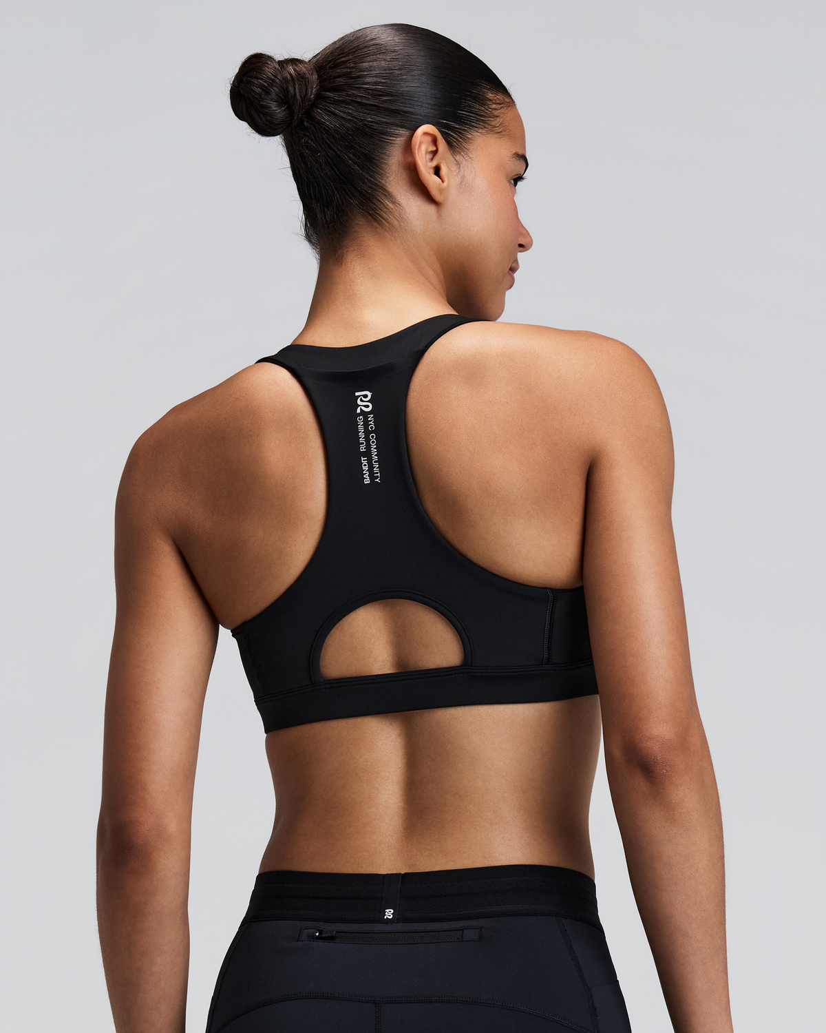 Women's Stamina™ Scoop Neck Run Bra - Black