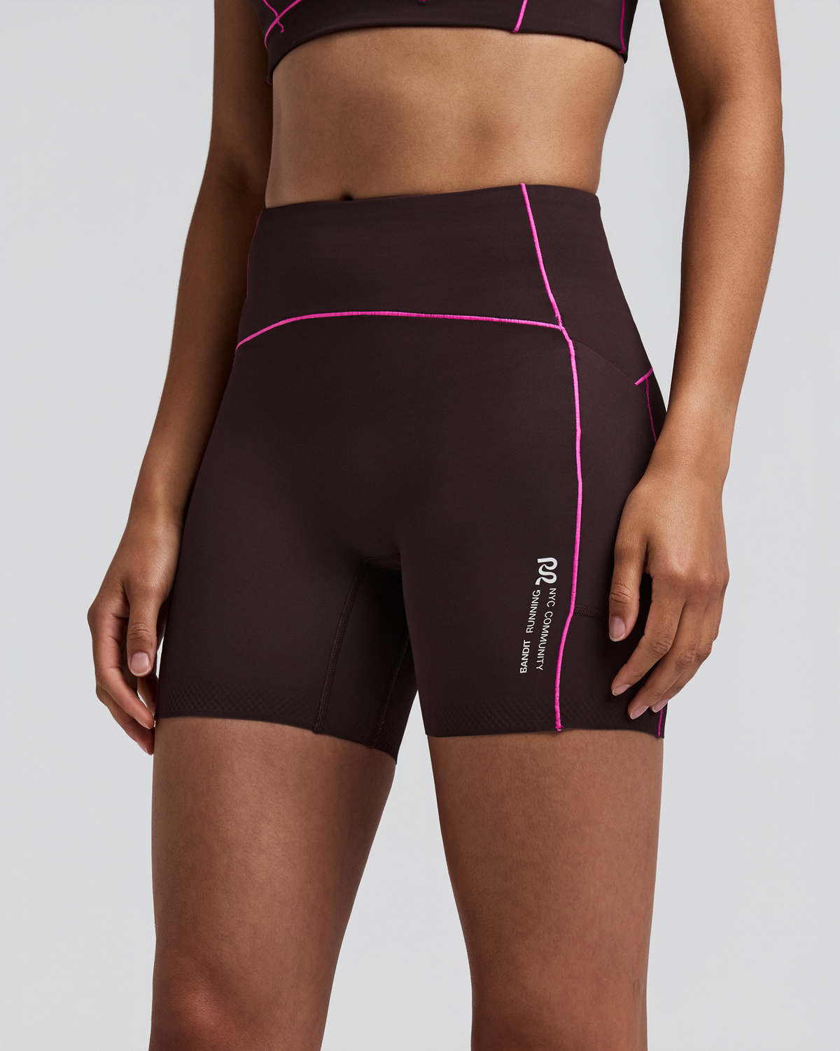 Women's Vanisher™ 5" Pop Stitch™ High Waist Compression Short - Espresso