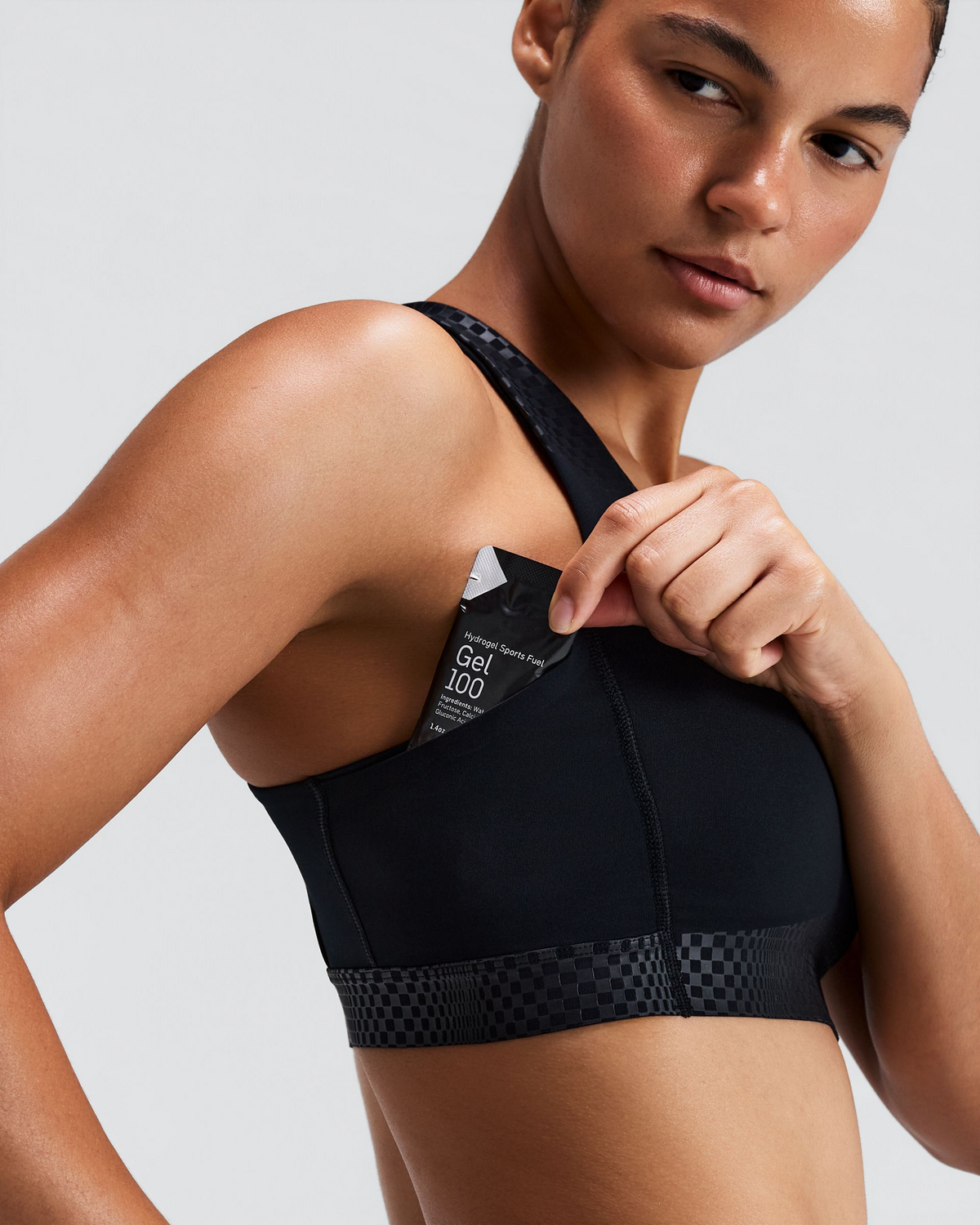 Women's Stamina-V™ Threshold Run Bra - Black