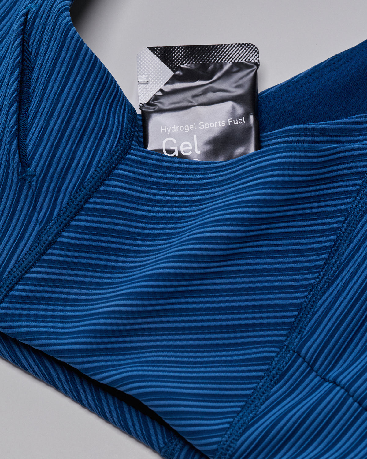 Women's Striped Cadence™ Longline Bra - Ink Blue / Aegean