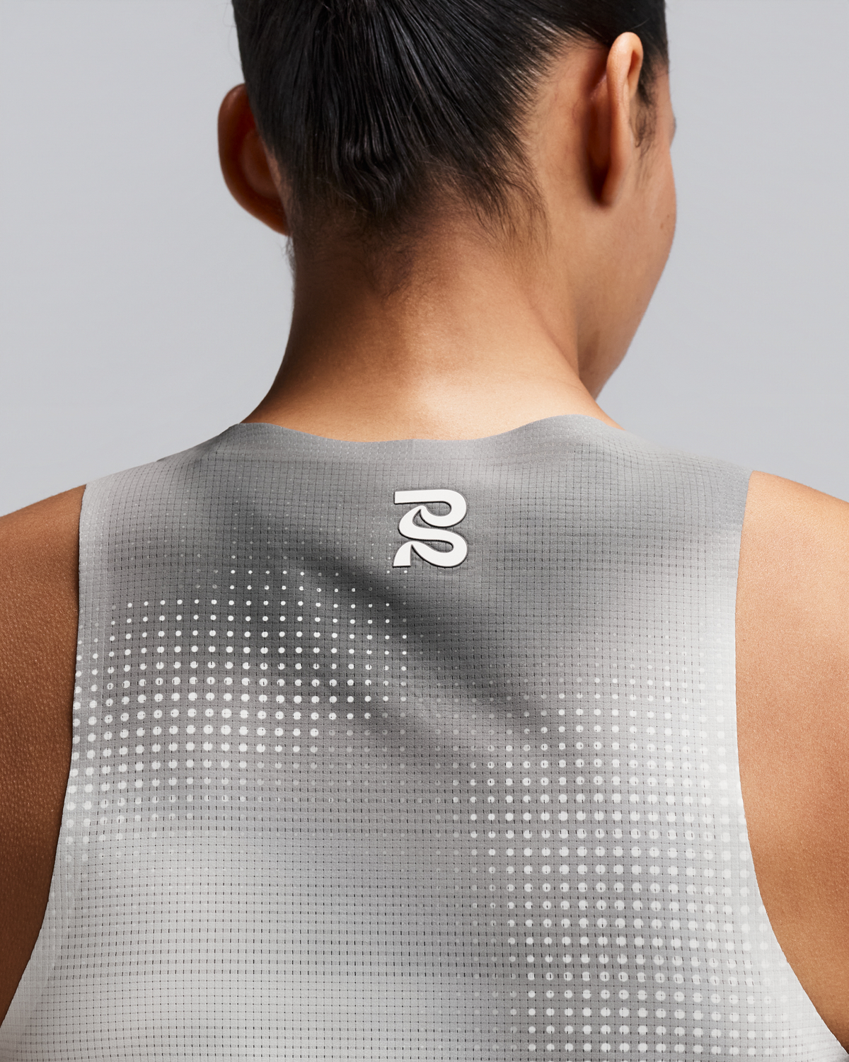 Women's CoolGrid™ Race Singlet - Slate Multi