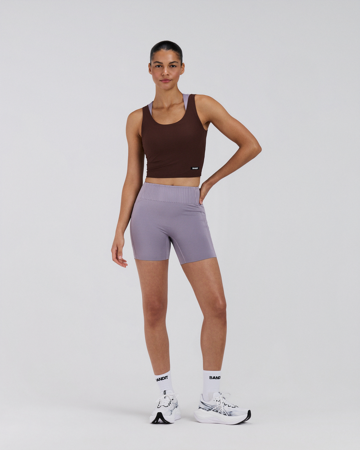 Women's Adapto™ Scoopneck Distance Tank - Cacao