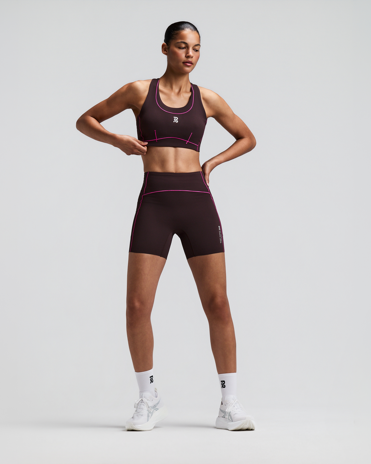 Women's Vanisher™ 5" Pop Stitch™ High Waist Compression Short - Espresso
