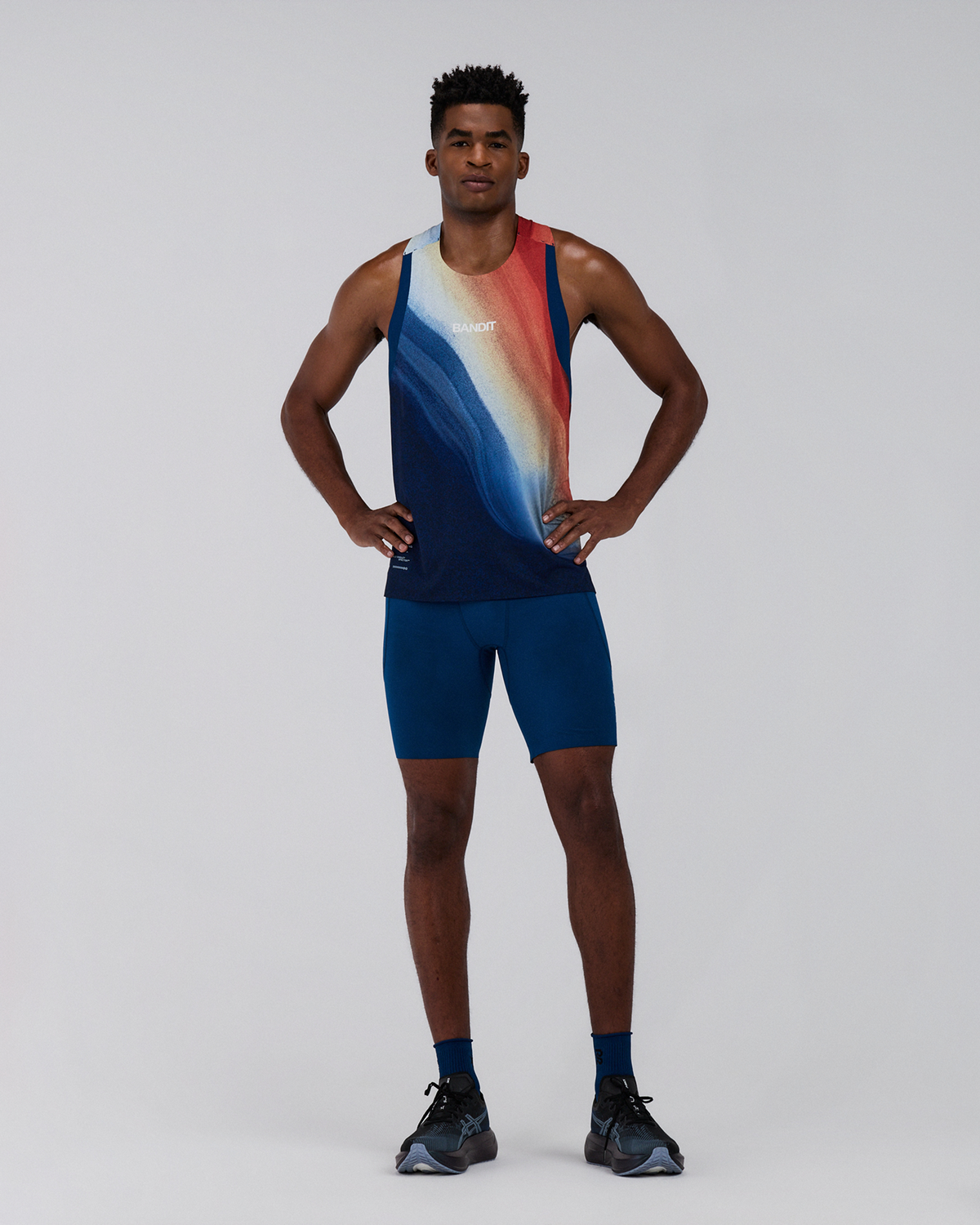 Men's SoLite™ 5 Pocket Half Tights - Ink Blue