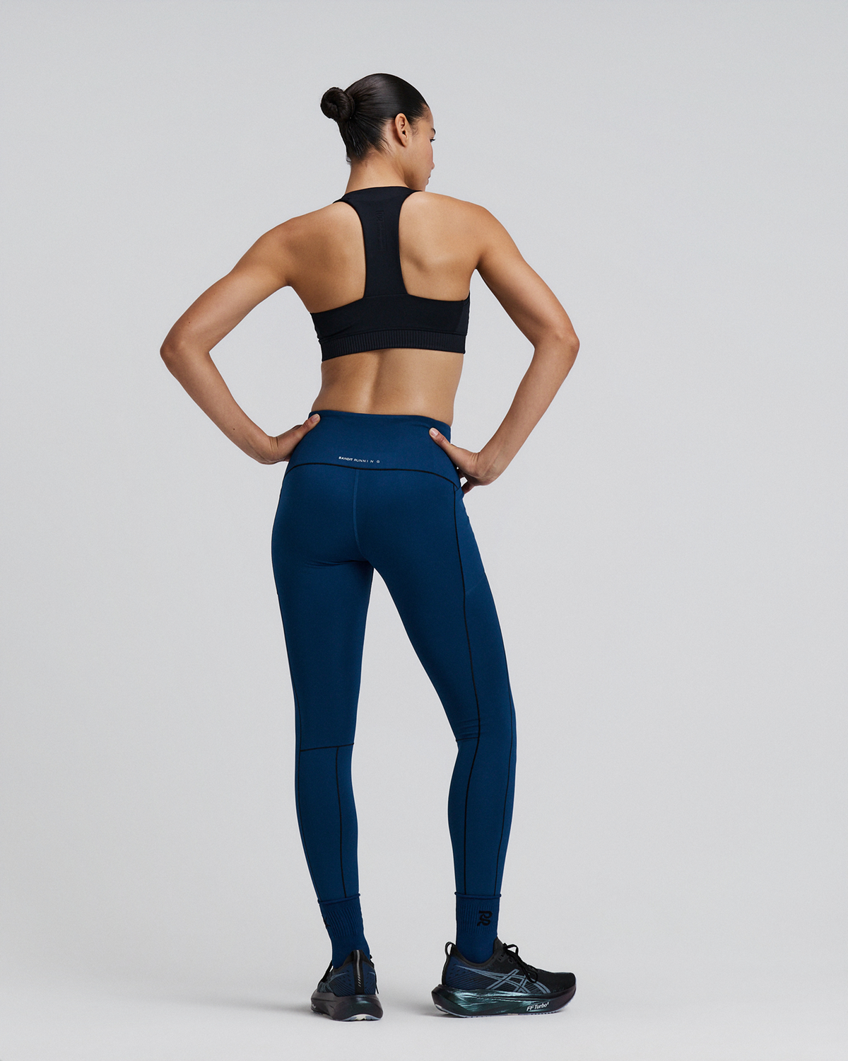 Women's Stamina-V™ High Waist Leggings - Ink Blue