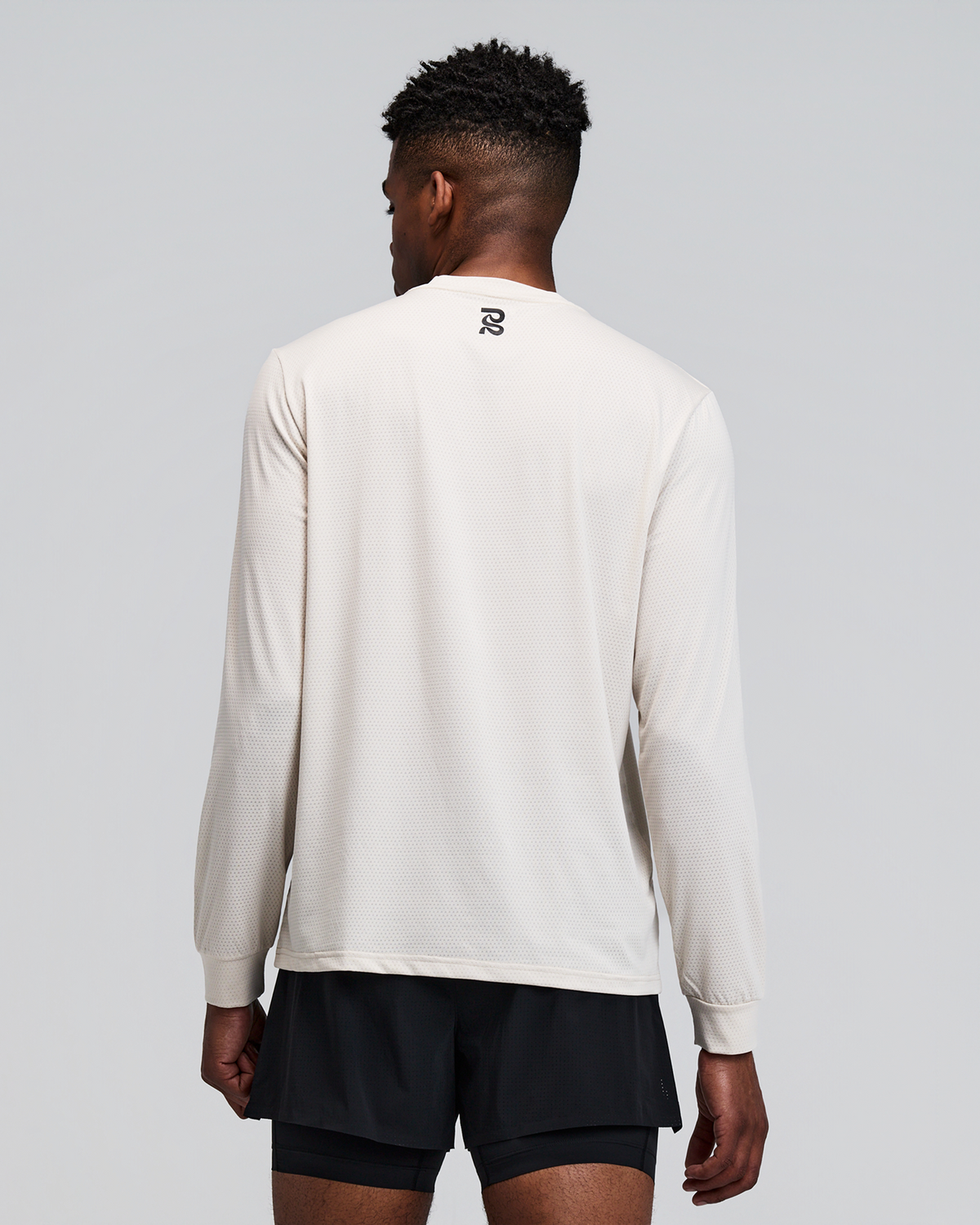 Unisex Micromesh™ Long Sleeve Performance Tee - Champagne