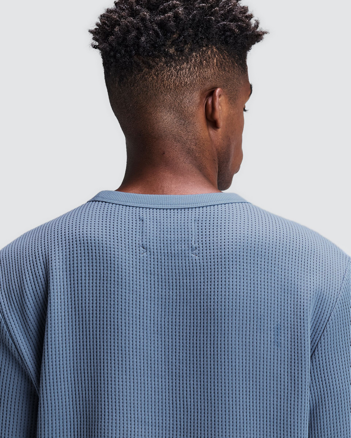 Men's Polartec® Waffle Long Sleeve - Steel Horizon