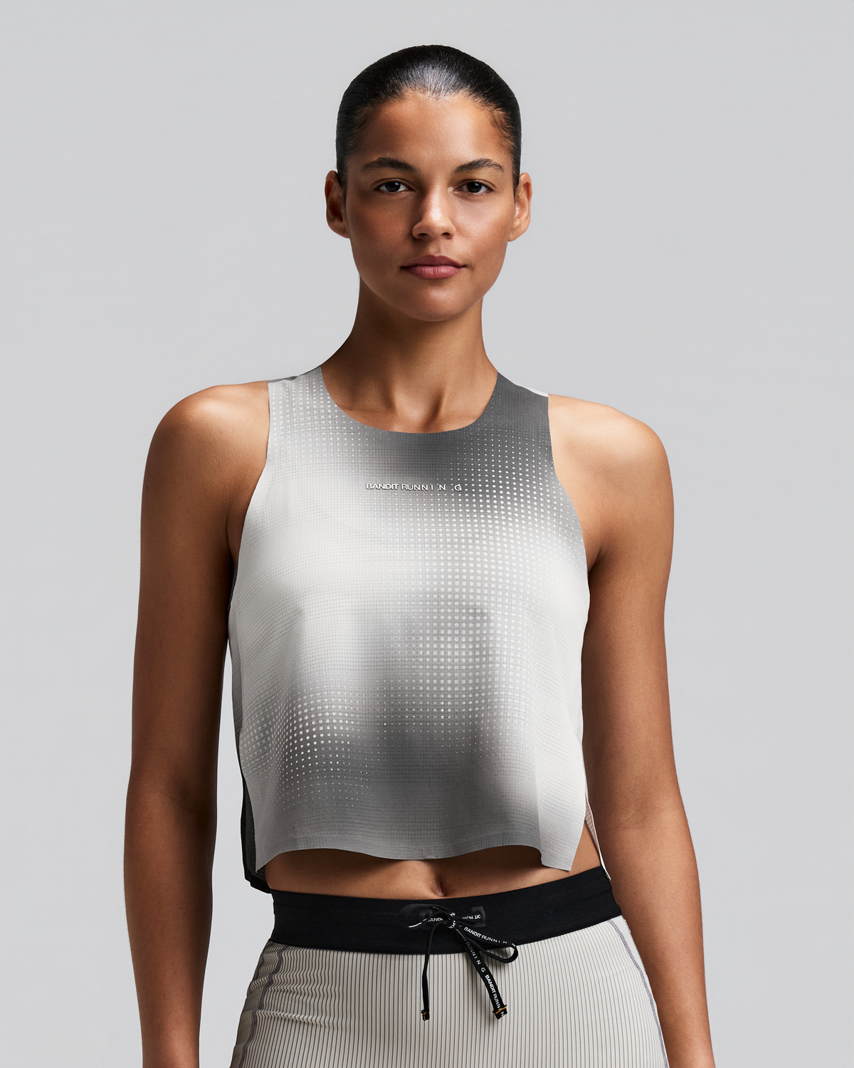 Women's CoolGrid™ Race Singlet - Slate Multi