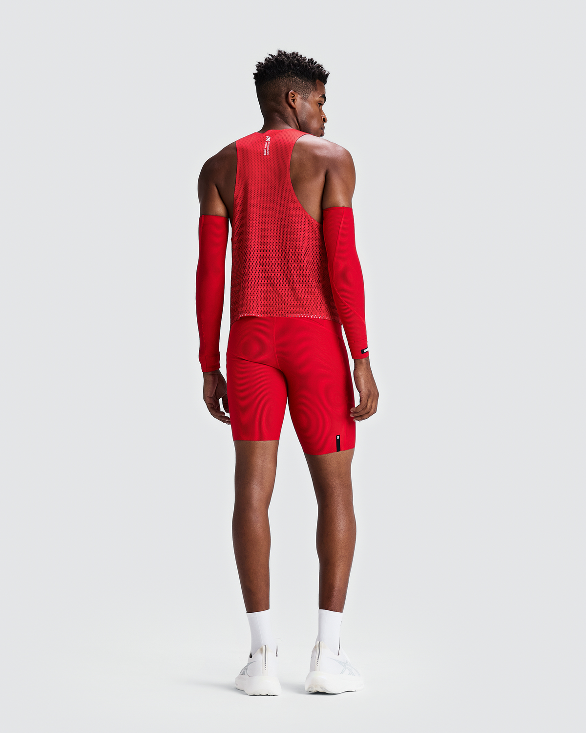 Men's Shredder™ Shorty Race Singlet - Oxide Red
