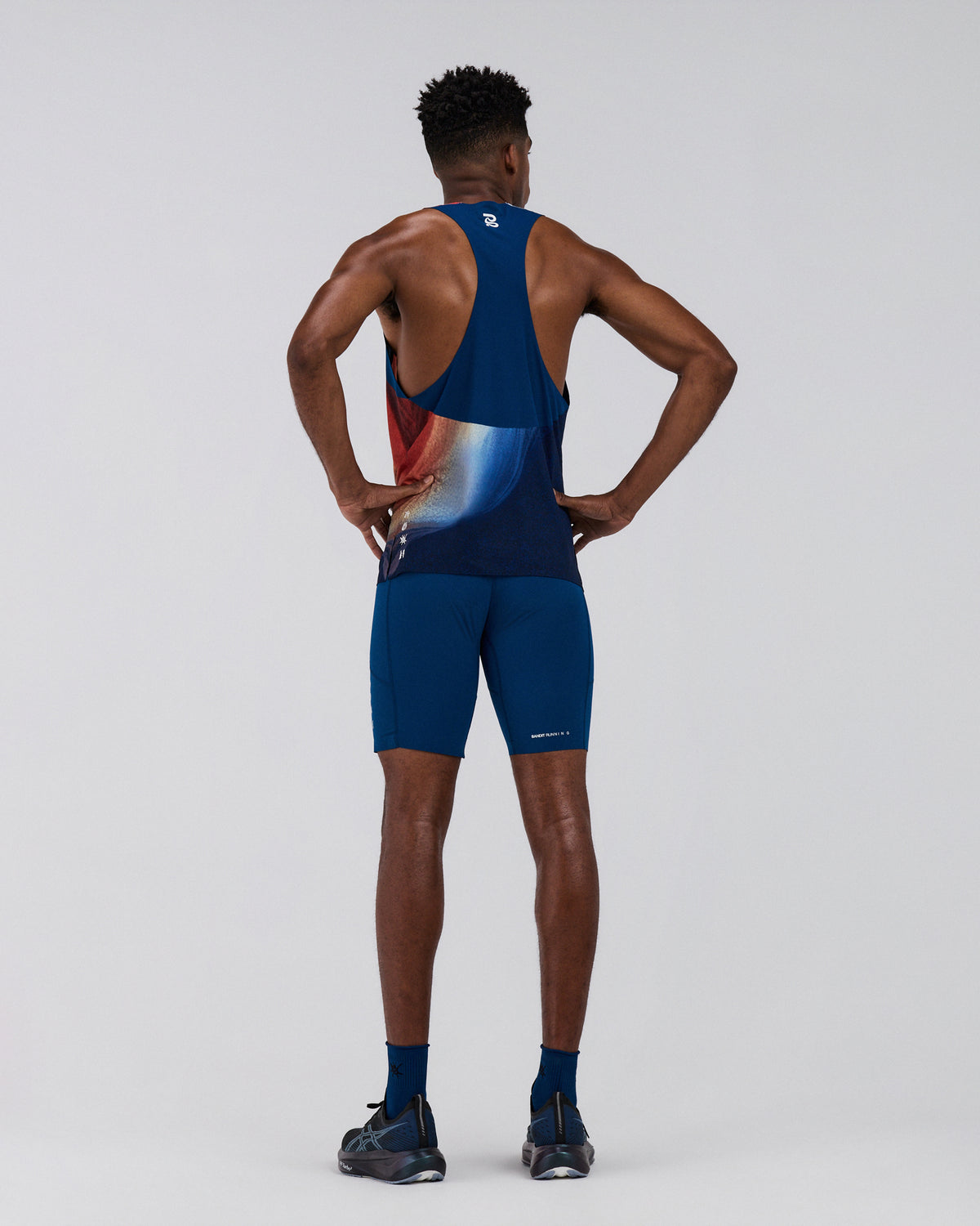 Men's Specter™ Race Singlet - Thermal Field Rusted Apricot