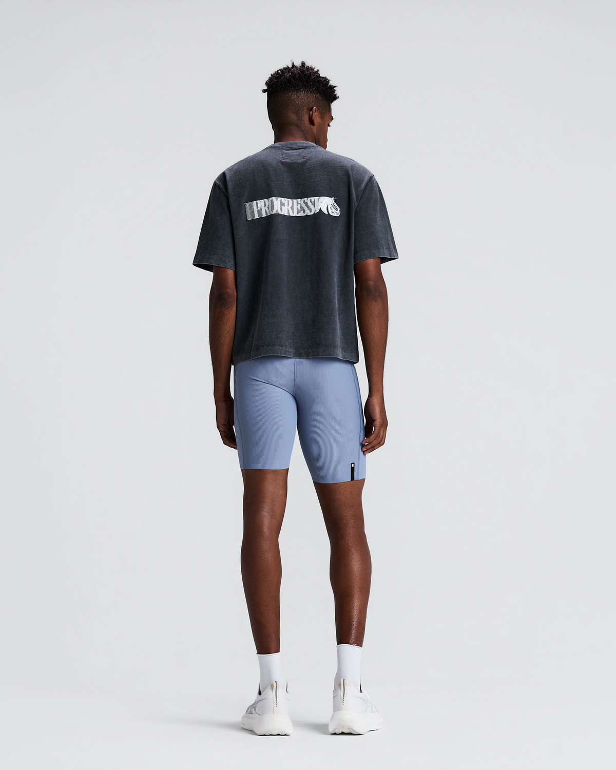 Unisex Heavyweight Cotton Box Tee - Black Chroma Wash