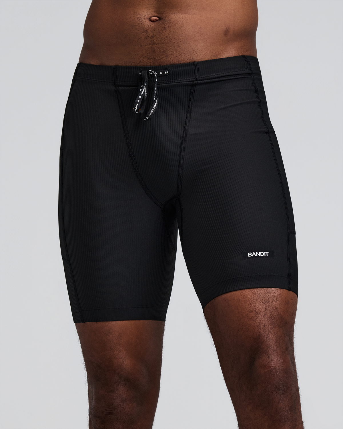 Men's Cadence™ 7 Pocket Half Tights - Black